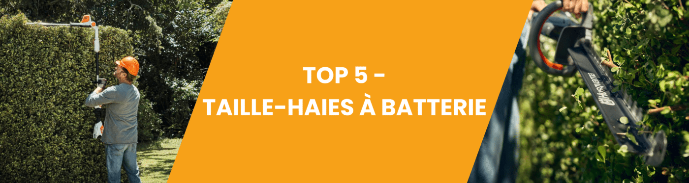TOP 5 - TAILLE-HAIES - Matériel à Batterie