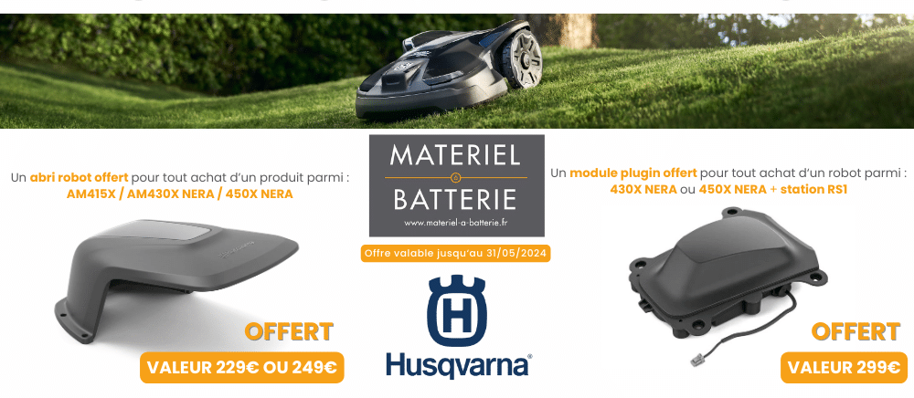 OFFRES DE PRINTEMPS - HUSQVARNA (1) - Matériel à Batterie