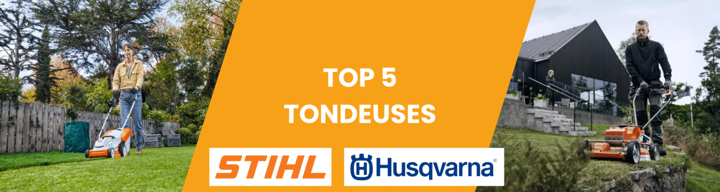 TOP 5 - TONDEUSES A BATTERIE - Materiel à batterie