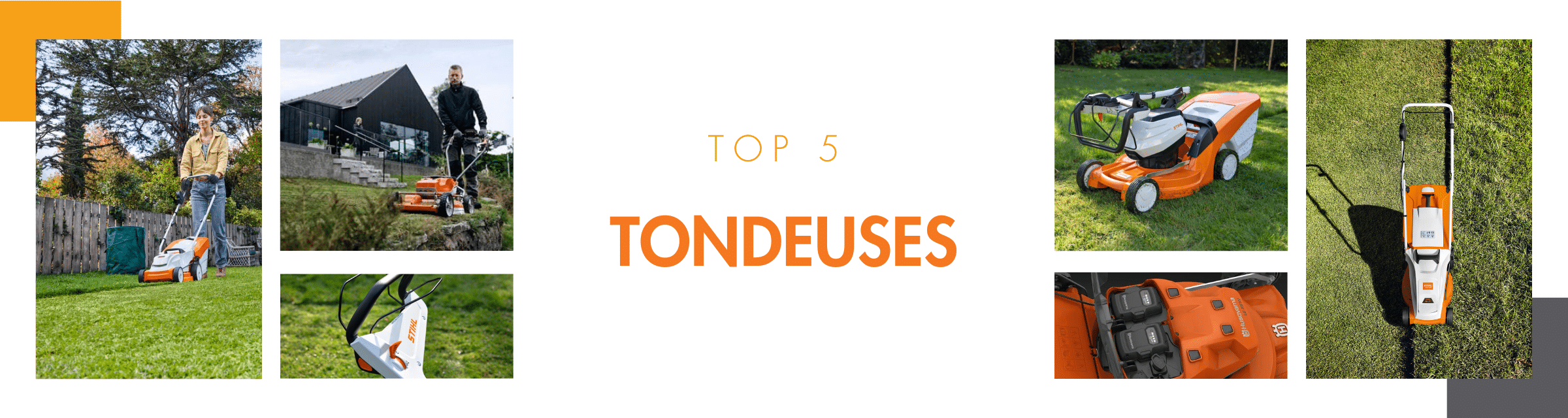 TOP 5 TONDEUSES - Matériel à batterie