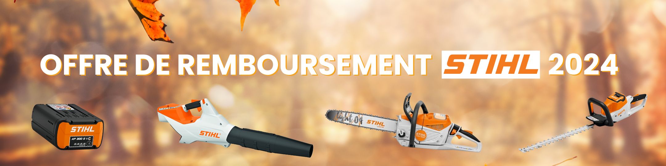 BANDEAU LANDING PAGE ODR STIHL AUTOMNE 2024