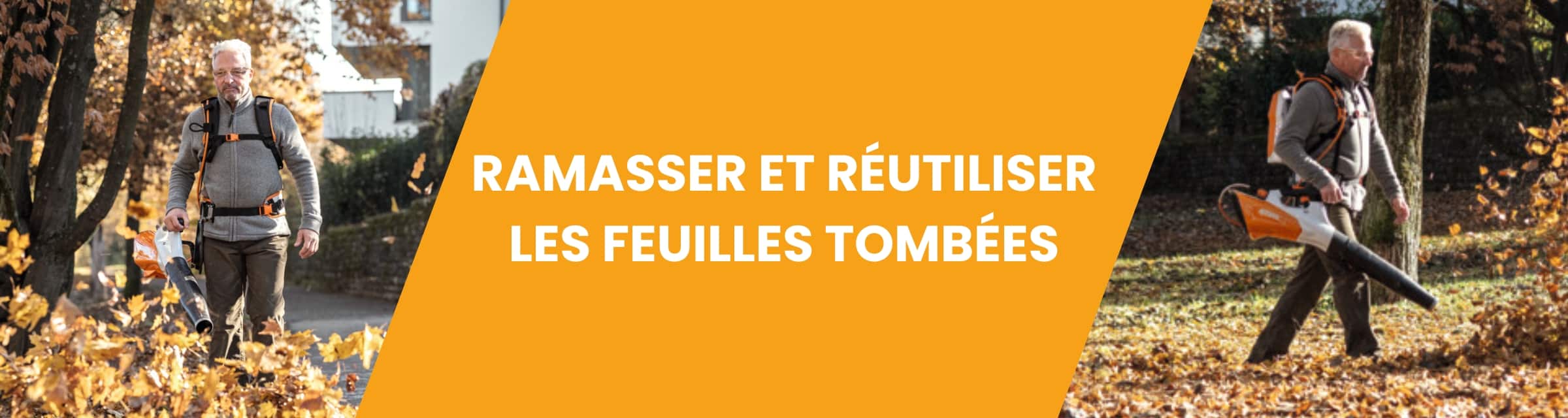 RAMASSER ET RÉUTILISER LES FEUILLES TOMBÉES