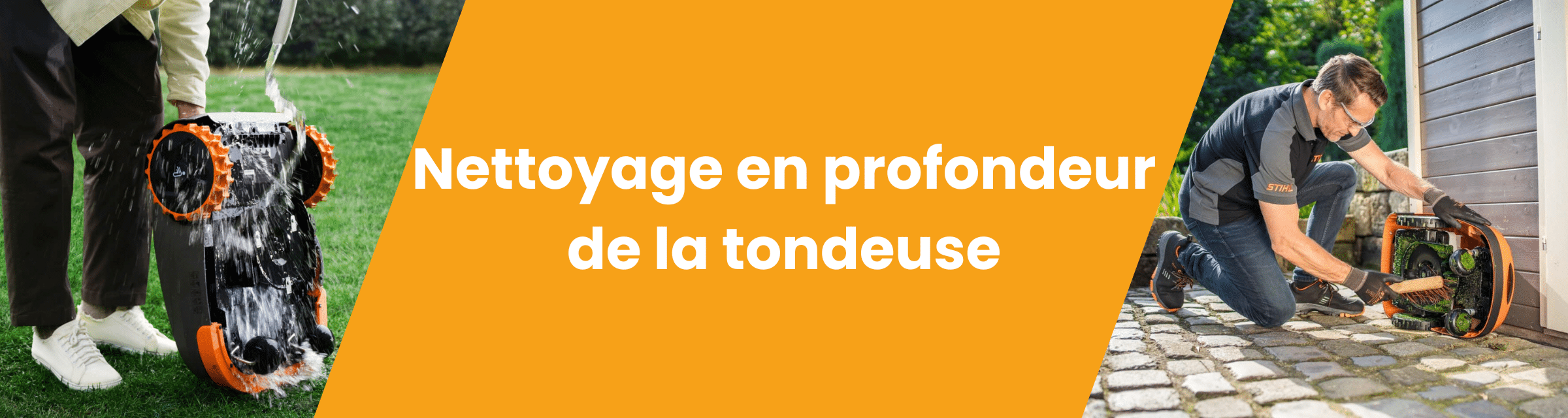 Nettoyage en profondeur de la tondeuse