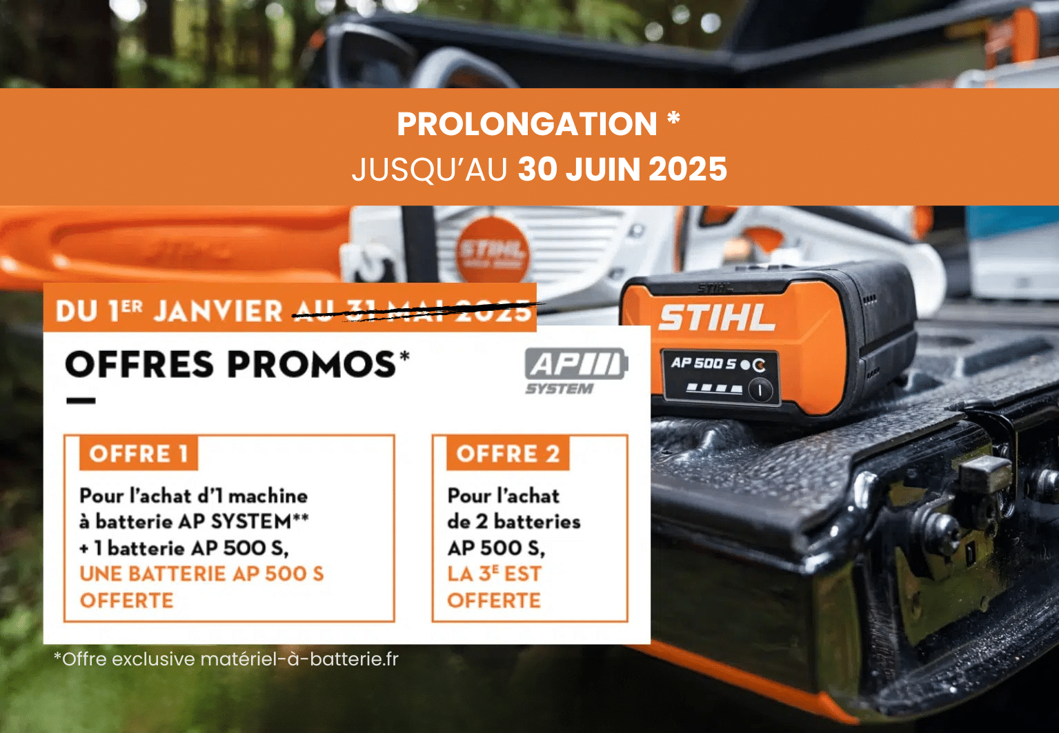 OFFRE PRONLONGéE JUSQU’AU 30 JUIN (1)