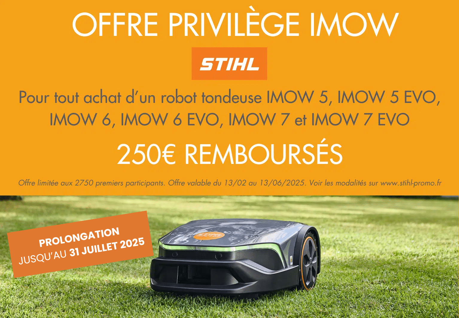 offre privilege imow stihl odr 2025